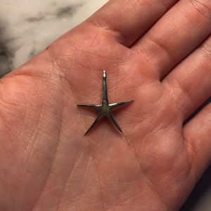 Silver starfish pendant